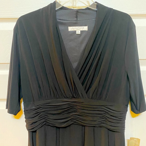 🆕EVAN-PICONE BLACK DRESS SIZE 16. YOU WILL LOVE. CUTE & COMFORTABLE.BRAND NEW. - Picture 8 of 8